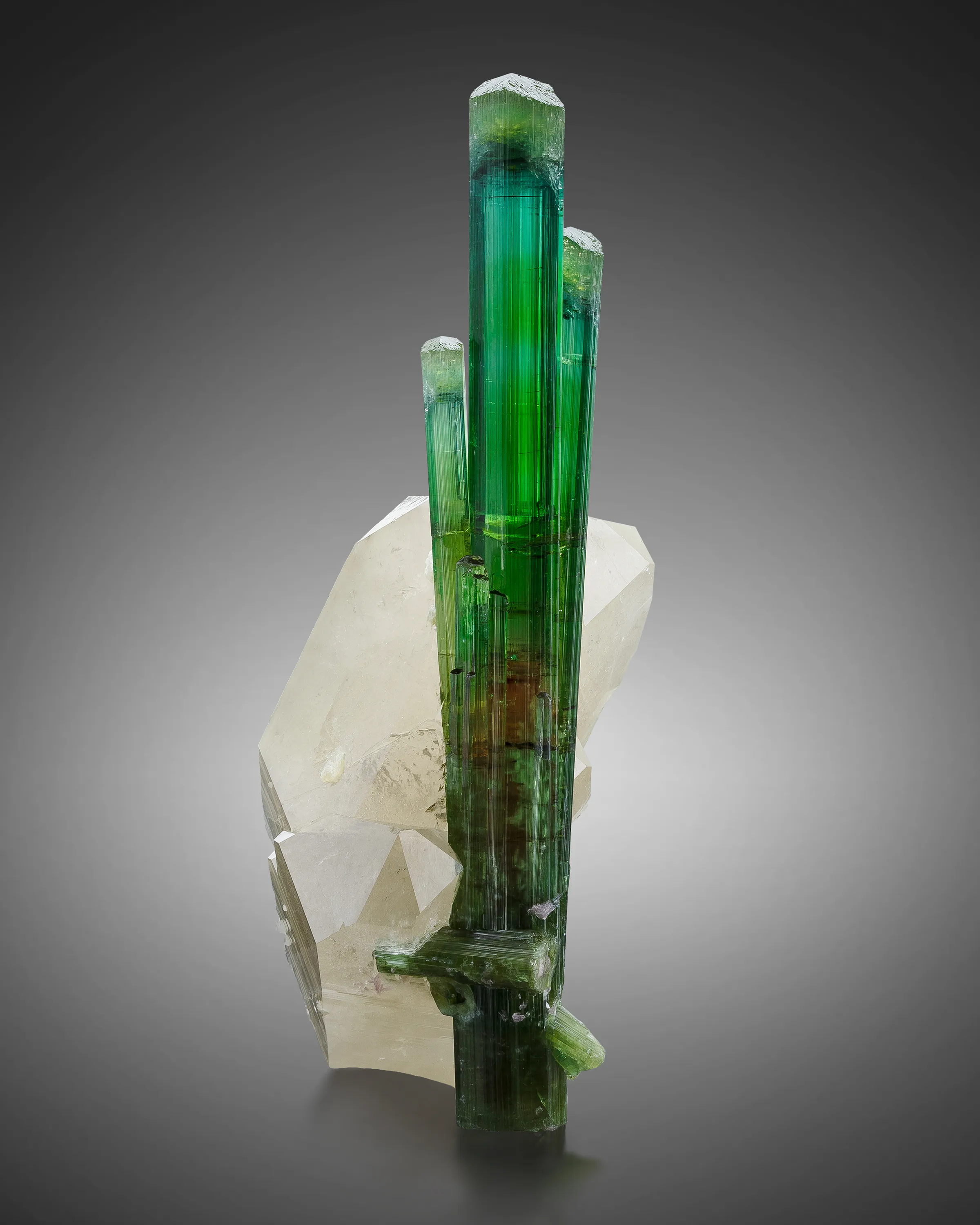 Tourmaline on Quartz - image 1