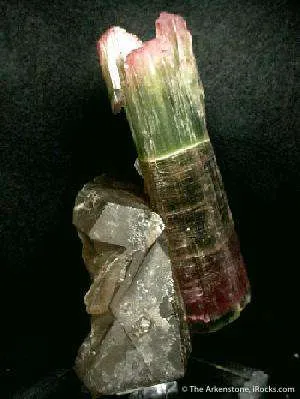 Tourmaline on Quartz - image 2