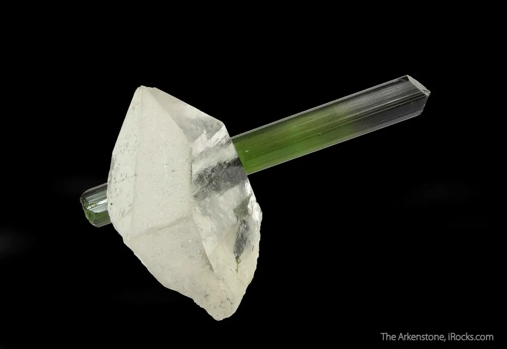 Tourmaline on Quartz - image 4