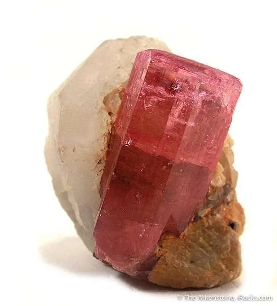 Tourmaline on Quartz image