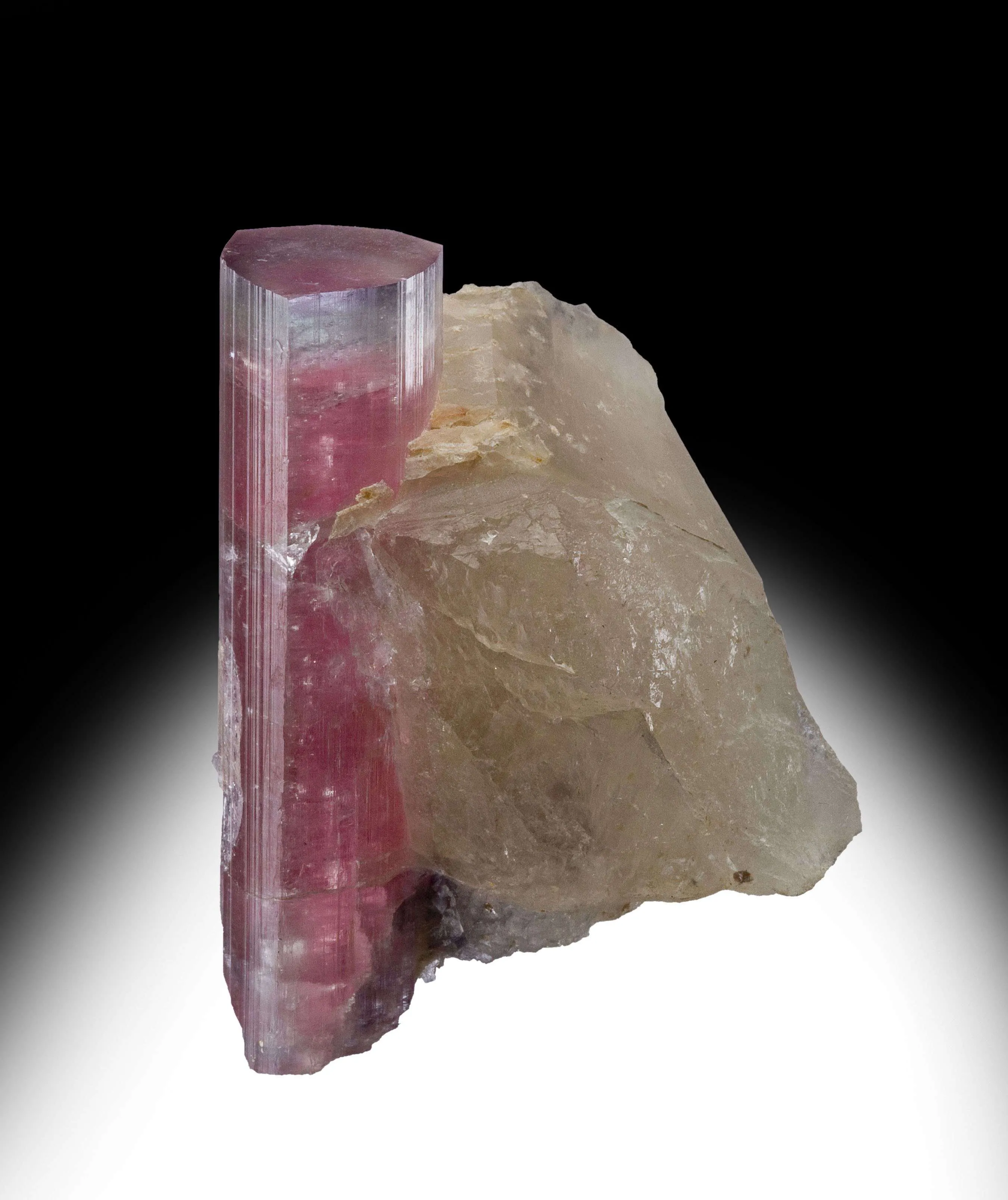 Tourmaline on Quartz - image 2