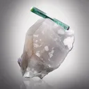 Tourmaline on Quartz - image 1