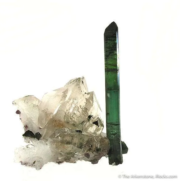 Tourmaline on Quartz image