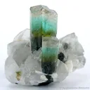 Tourmaline on Quartz - image 1