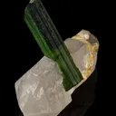 Tourmaline on Quartz - image 1