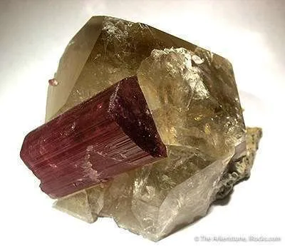 Tourmaline on Quartz - image 3
