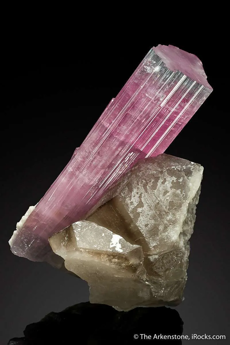 Tourmaline on Quartz - image 1