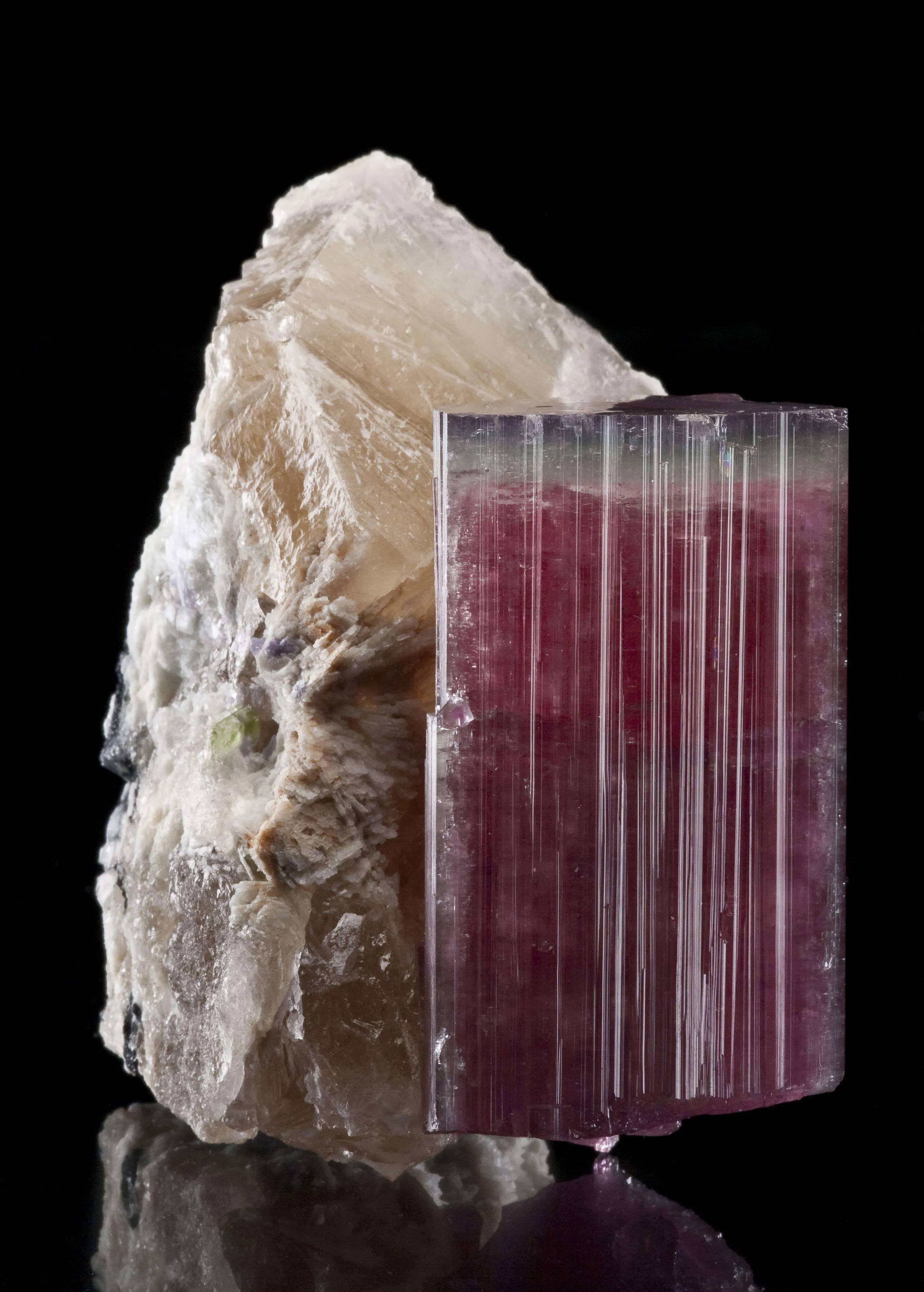 Tourmaline on Quartz - image 2