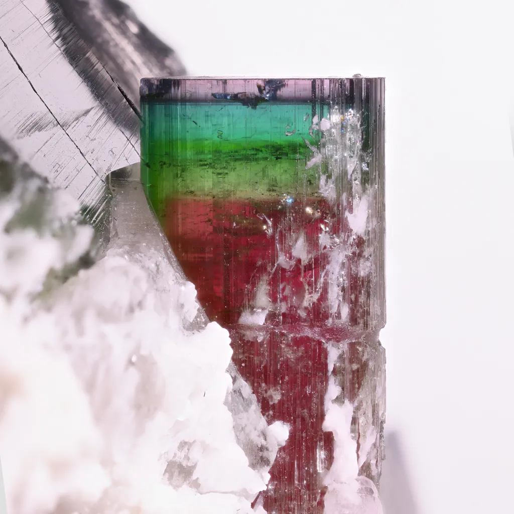 Tourmaline on Quartz - image 2