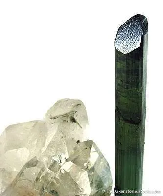 Tourmaline on Quartz - image 2