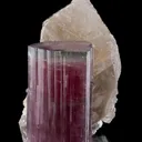 Tourmaline on Quartz - image 1