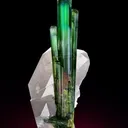 Tourmaline on Quartz - image 1