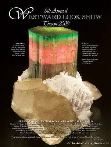 Tourmaline on Quartz and Cleavelandite - image 2