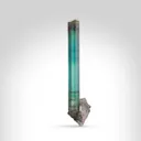 Tourmaline on Quartz (Blue/Green Pocket 2005, Pederneira Mine) - image 1