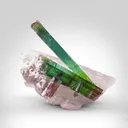 Tourmaline on Quartz - image 1
