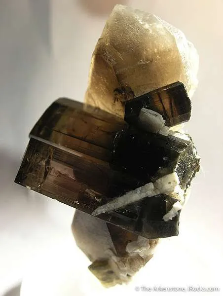 Tourmaline on Quartz image