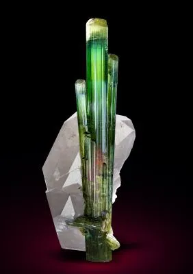 Tourmaline on Quartz - image 2