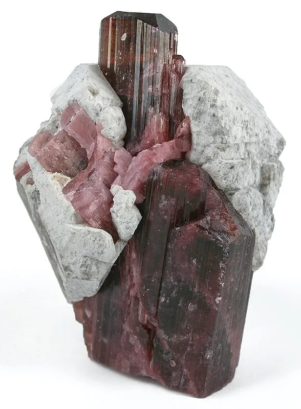 Tourmaline on Quartz image