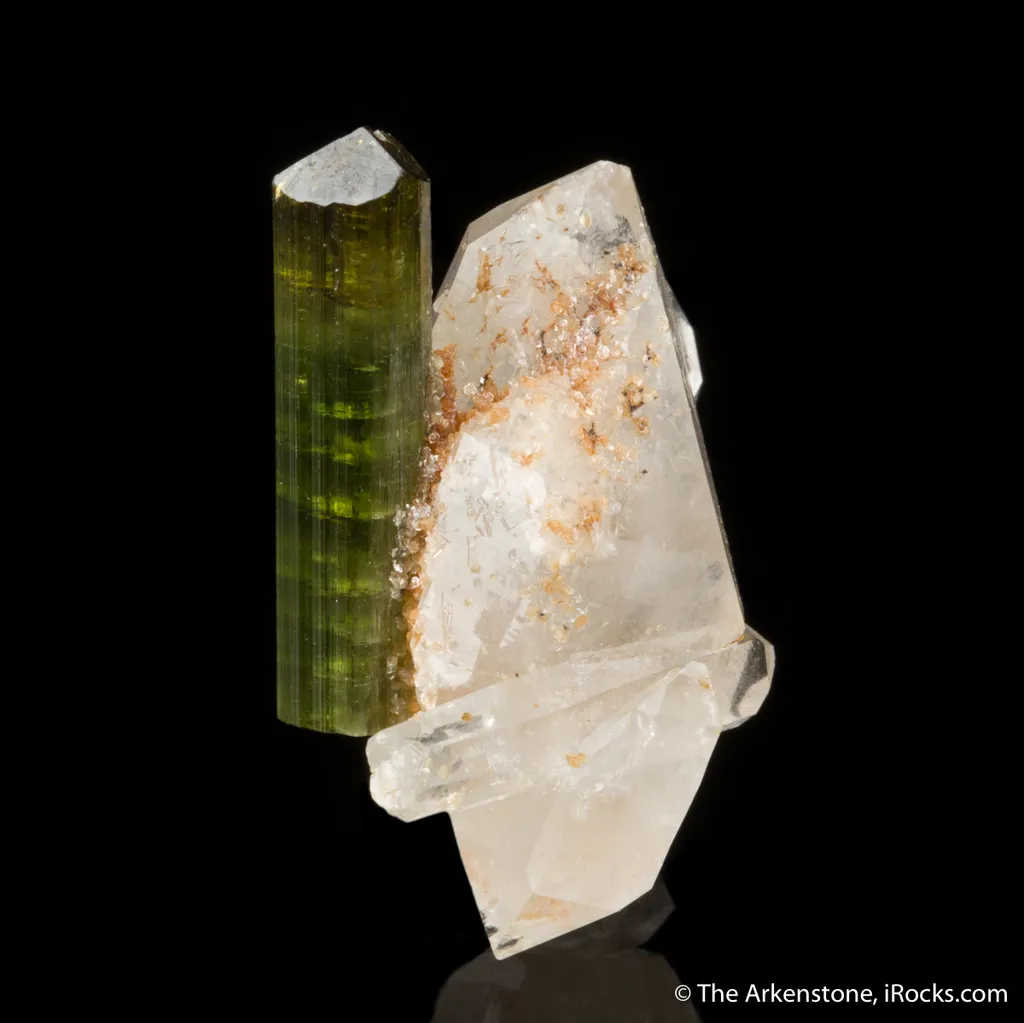 Tourmaline on Quartz (dated 1894) image