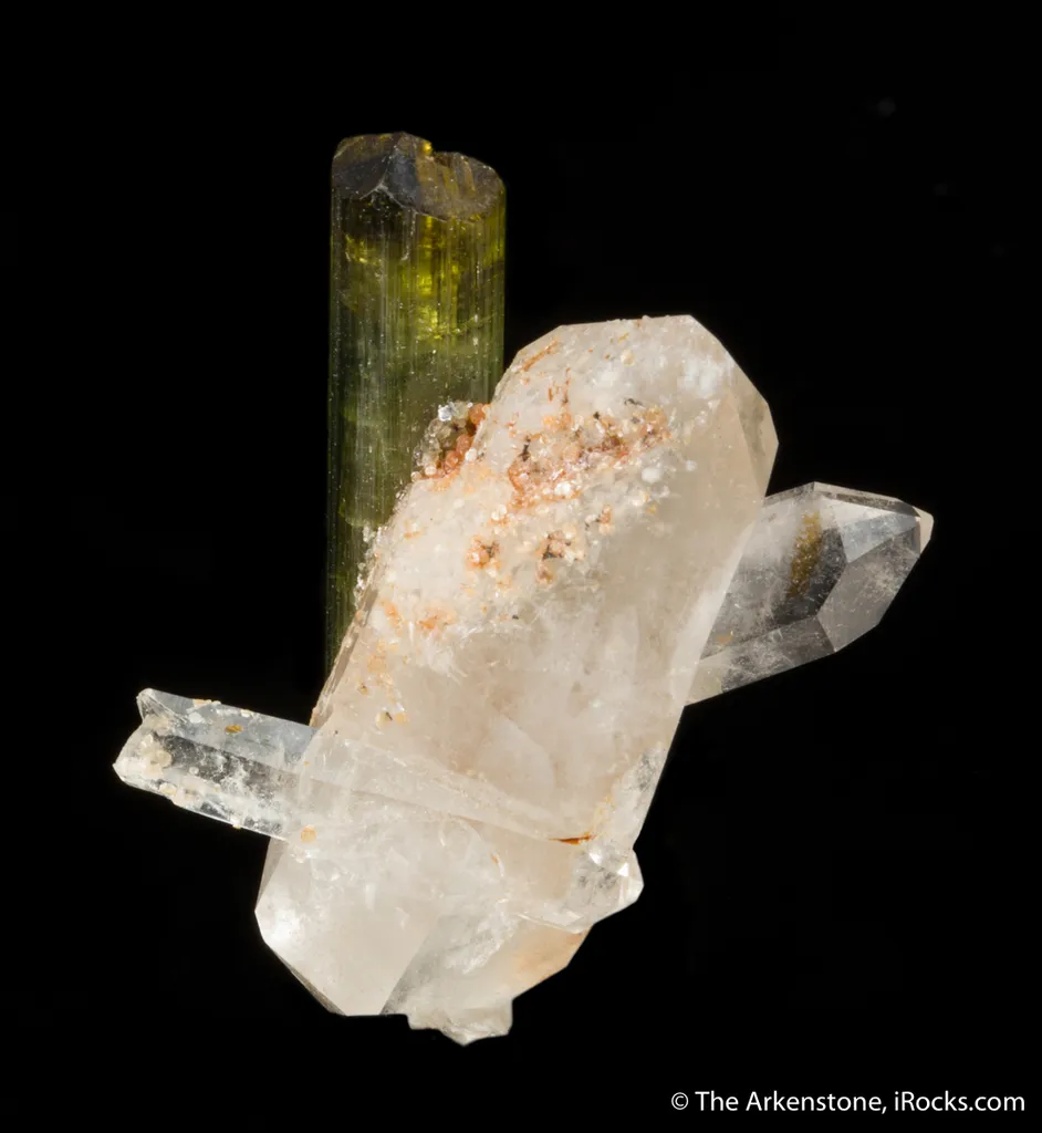 Tourmaline on Quartz (dated 1894) - image 2