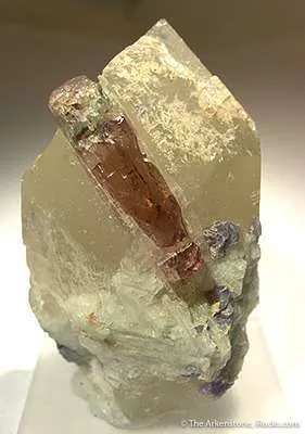 Tourmaline on Quartz - image 1