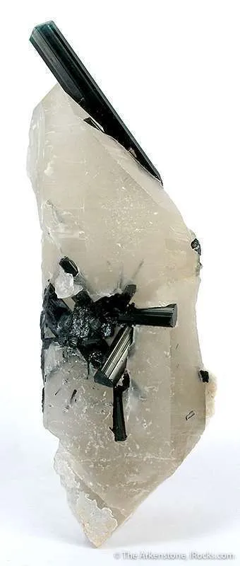 Tourmaline on Quartz - image 1