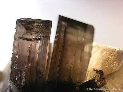 Tourmaline on Quartz - image 3