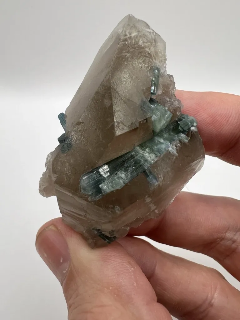 Tourmaline on Quartz from Afghanistan - 10087 image