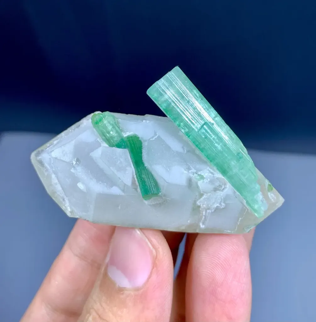 Tourmaline on Quartz from Afghanistan - image 3