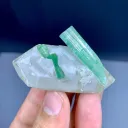 Tourmaline on Quartz from Afghanistan - image 3