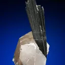 Tourmaline on Quartz var. Smoky (repaired) - image 2