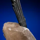 Tourmaline on Quartz var. Smoky (repaired) - image 1