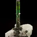 Tourmaline on Quartz With Cleavelandite - image 1