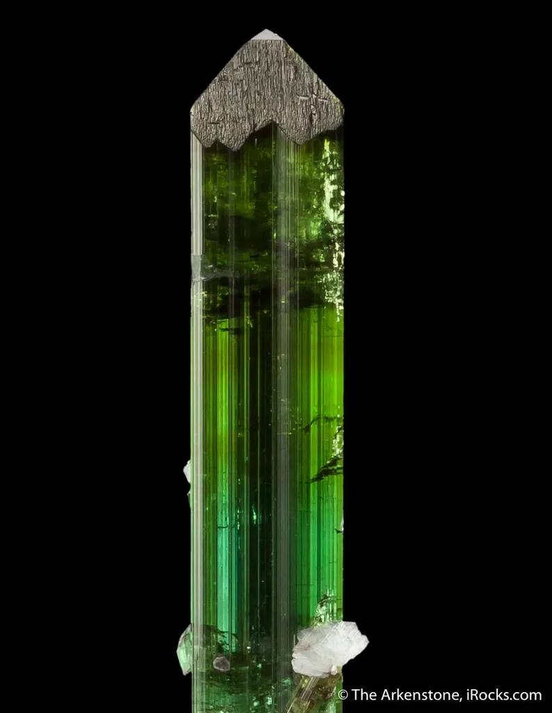 Tourmaline on Quartz With Cleavelandite - image 3