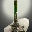 Tourmaline on Quartz With Cleavelandite - image 2