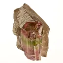 Tourmaline on Smoky Quartz - image 4