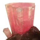 Tourmaline on Smoky Quartz - image 4