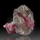 Tourmaline on smoky quartz from Afghanistan, Nuristan - image 1