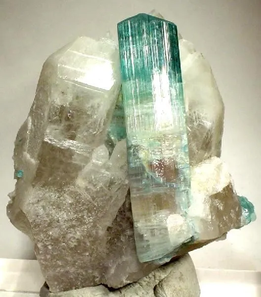 Tourmaline, Quartz image