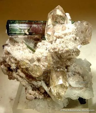 Tourmaline, Quartz, Albite, Lepidolite - image 1