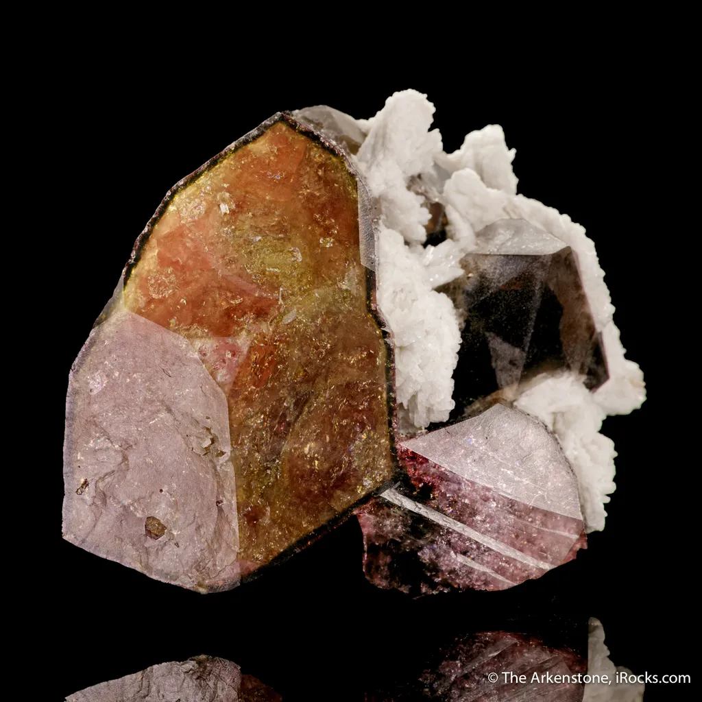 Tourmaline, Quartz and Albite image