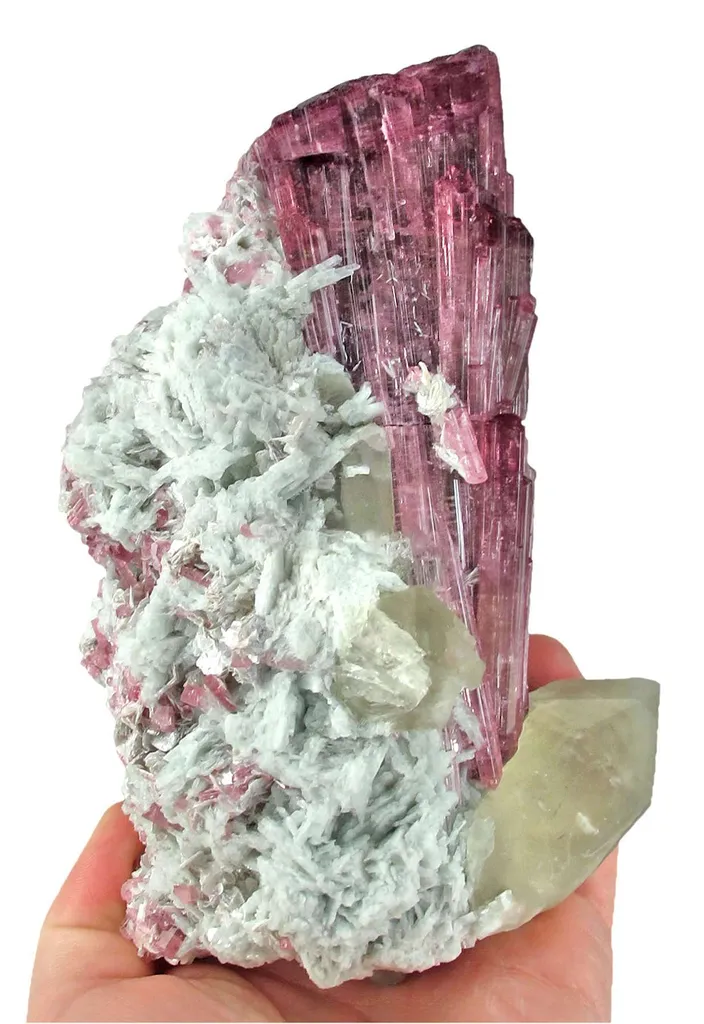 Tourmaline, Quartz, and Cleavelandite - image 4