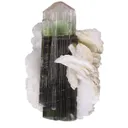 Tourmaline (rough and cut set) - image 3