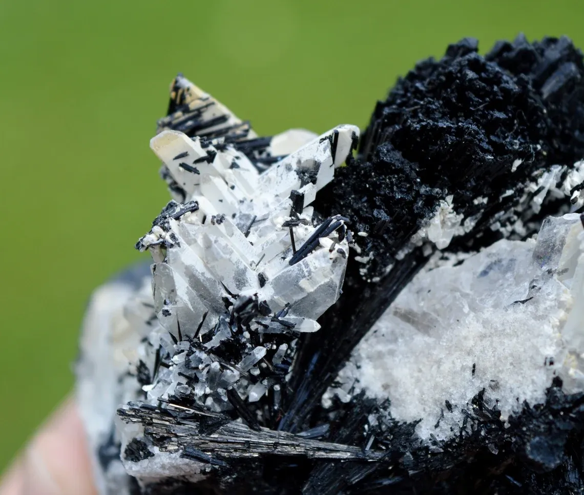 Tourmaline schorl & Feldspar Quartz 314 grams - Erongo Mountains, Karibib, Erongo Region, Namibia - image 9