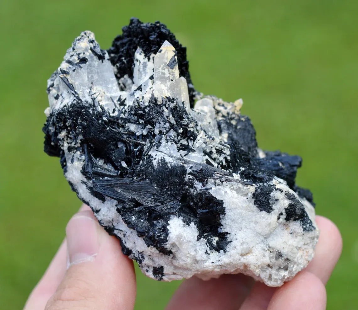 Tourmaline schorl & Feldspar Quartz 314 grams - Erongo Mountains, Karibib, Erongo Region, Namibia - image 4