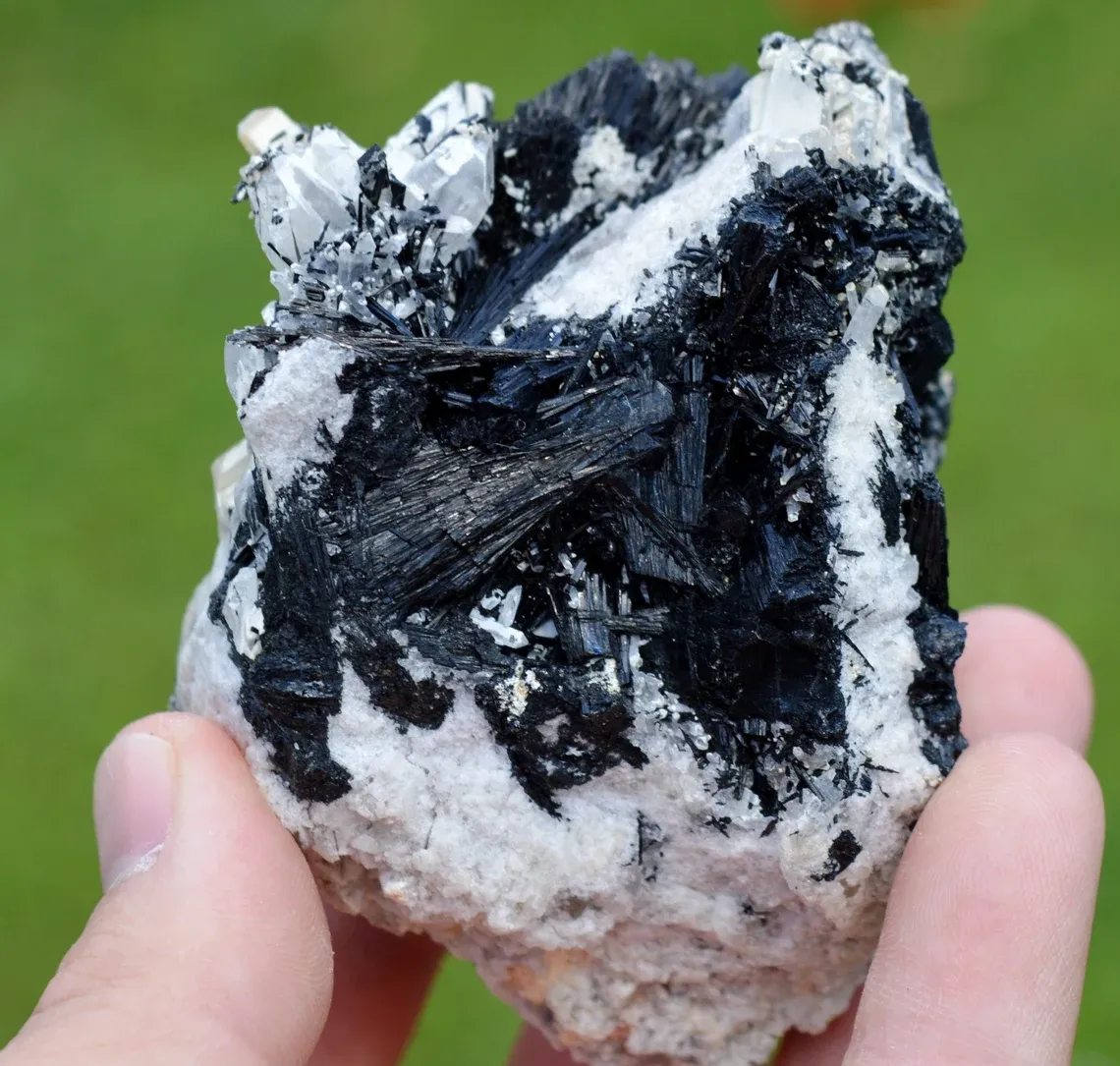 Tourmaline schorl & Feldspar Quartz 314 grams - Erongo Mountains, Karibib, Erongo Region, Namibia - image 7