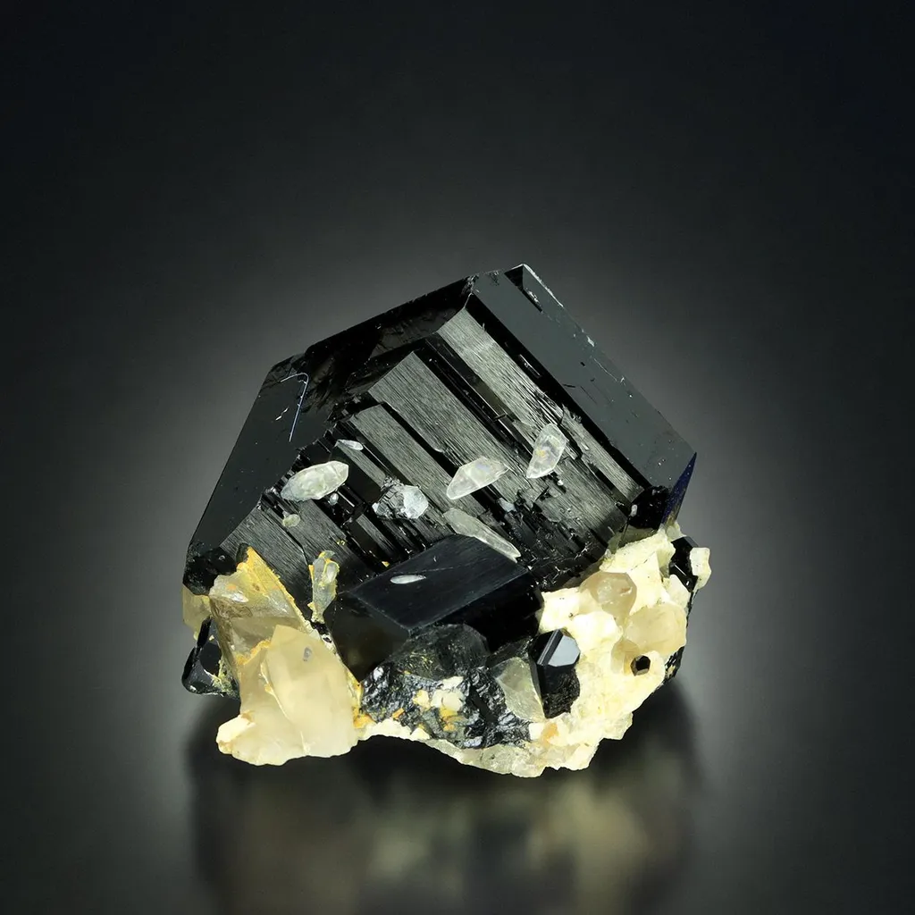 Tourmaline Schorl & Smoky Quartz - image 2