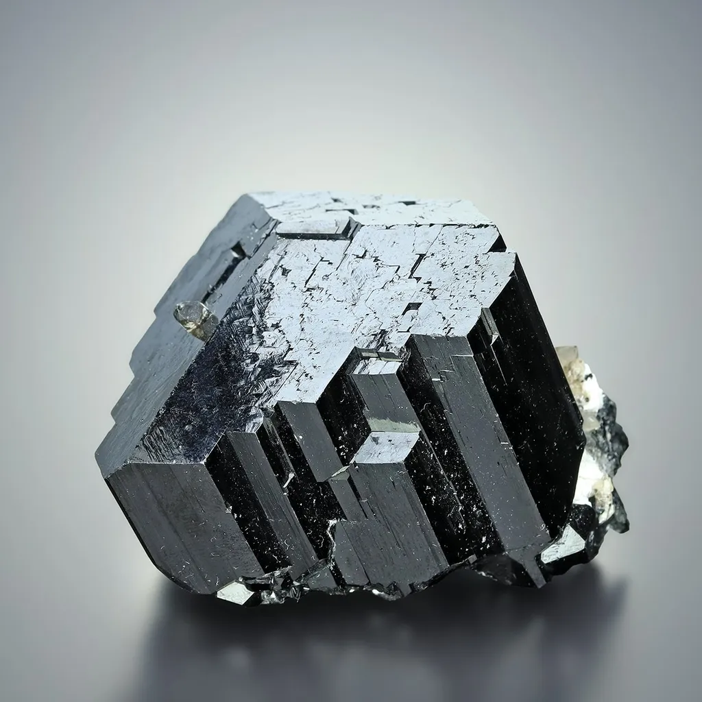 Tourmaline Schorl & Smoky Quartz image
