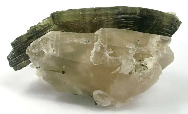 Tourmaline Showing Natural Tectonic Bend image