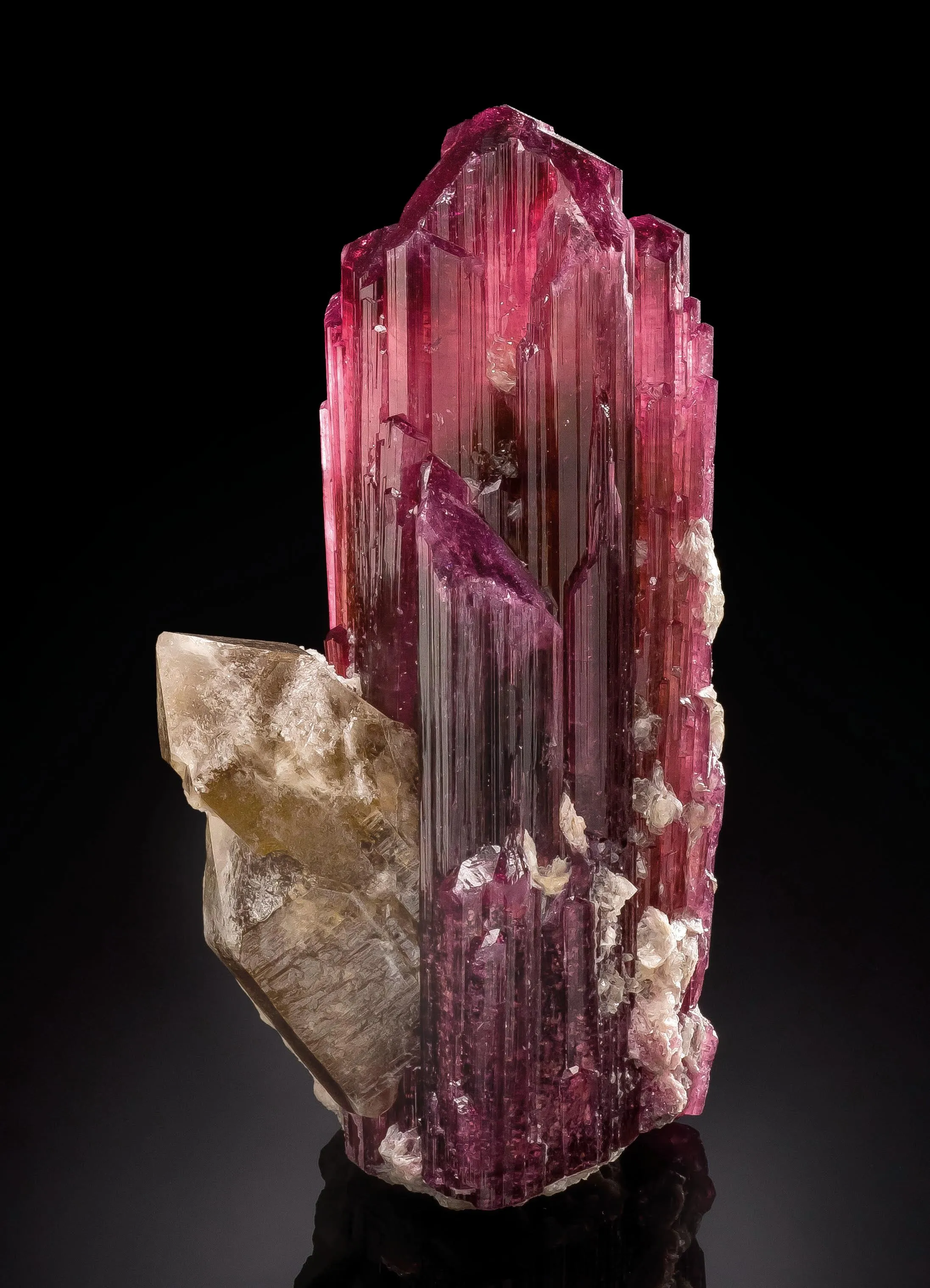 Tourmaline, Smoky Quartz - image 1